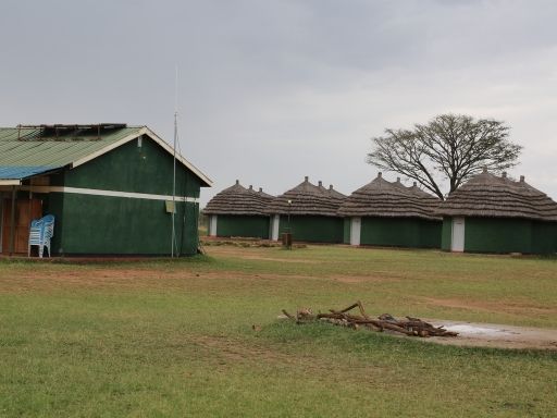 Banda accommodation at Apoka Rest Camp. This budget site is run by UWA in Kidepo Valley National Park.
