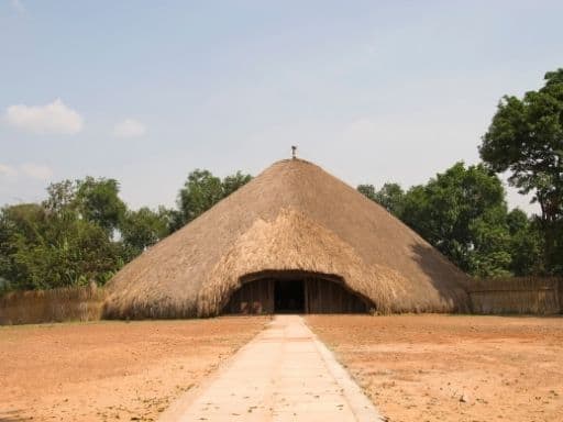 One of the UNESCO World Heritage Sites in Uganda, the Kasubi Tombs located in Kampala.