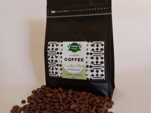 Anyadwe Coffee bag and beans