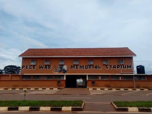 Pece War Memorial Stadium in Gulu, Uganda.