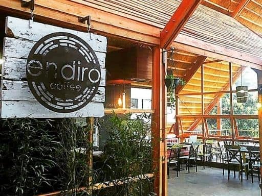 Endiro Coffee makes a great casual setting for Sunday brunch in Kampala.