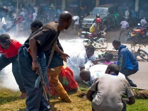 When political protests and riots are planned in Uganda, it is best to avoid the area. Staying away from potential tear gas, fire, and other violence will keep you safe while walking around Kampala, Ugnda.
